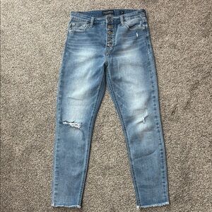 Lucky Brand Womens Bridgette Skinny Button Fly Ankle Jeans Sz 6/28